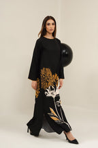 Black Floral 2-Piece