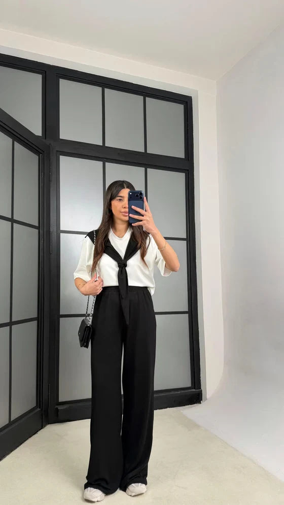 Tie & Draped Co-Ord Set