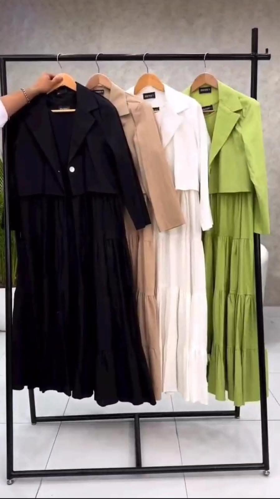 QALBEENA WINTER COATWEAR FROCK