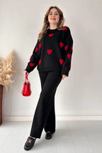 Heart Track Suit Two piece