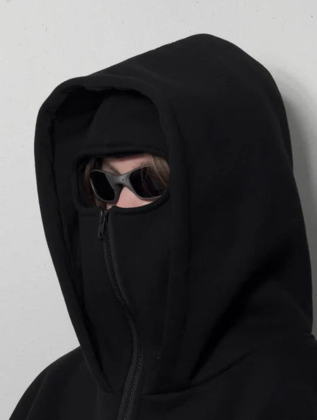 Black Ninja Full-Zip Hoodie.