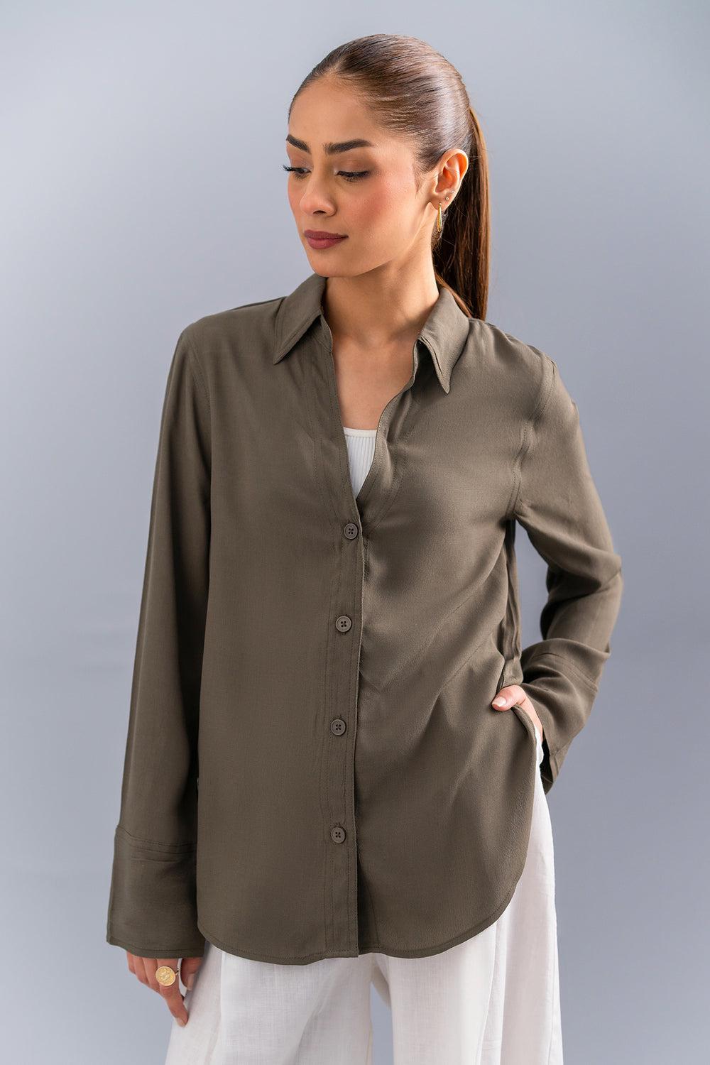 Grey Button Down Shirt