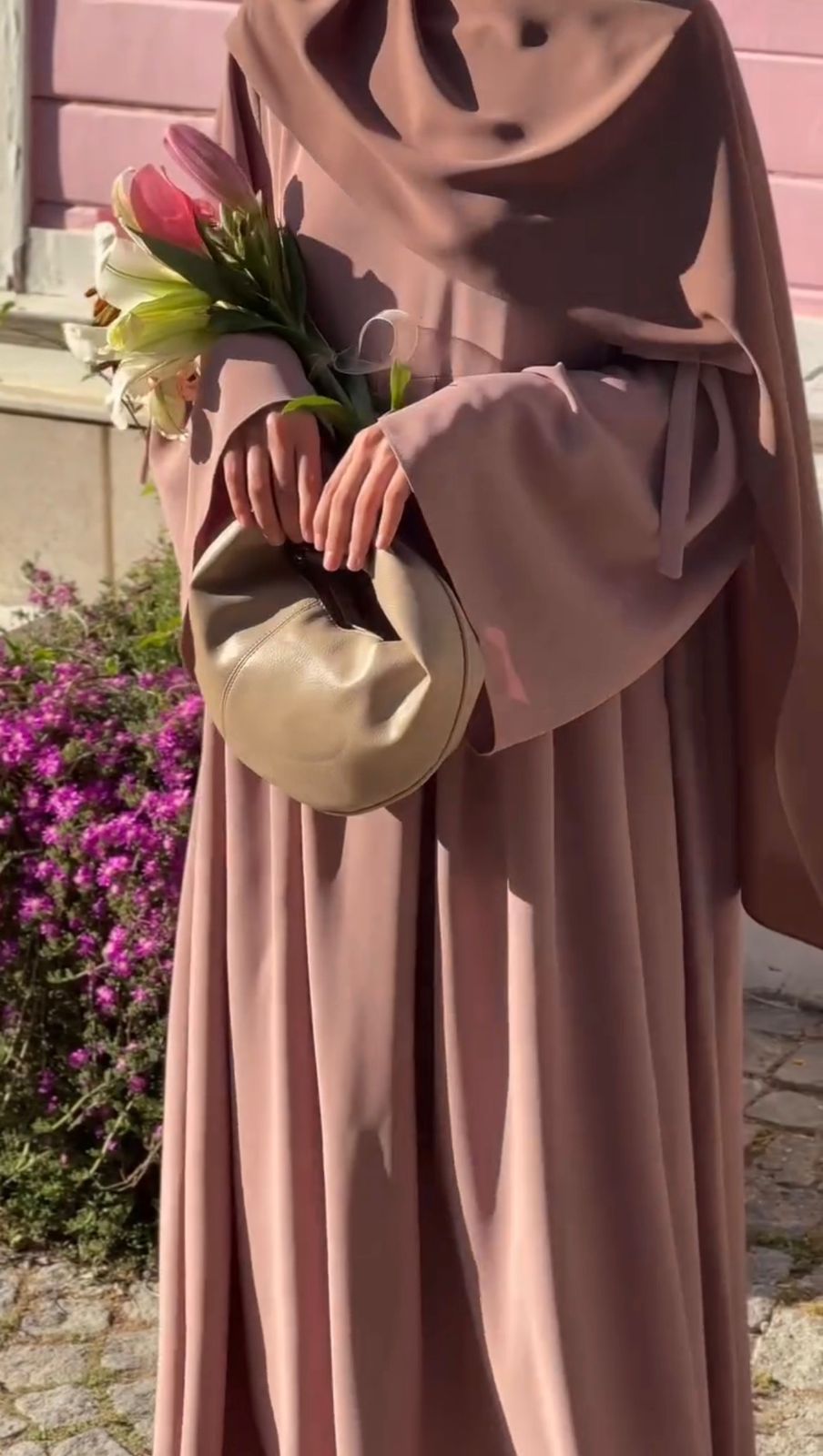 Amira Draped Abaya With Stoller