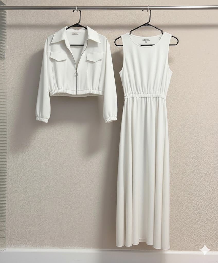 QALBEENA ZIPER COATY MAXY