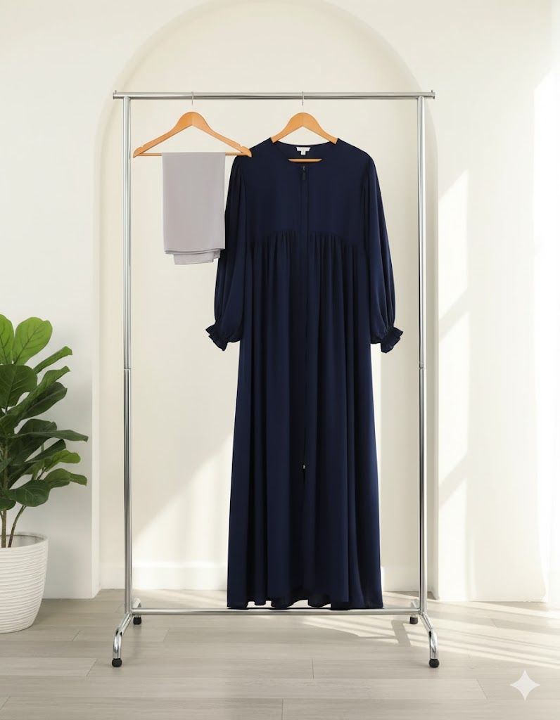 Sapphire Abaya With Stoller